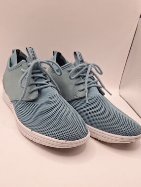 Saola Semnoz II Men's Light Blue Knit Lace-Up Sneakers
